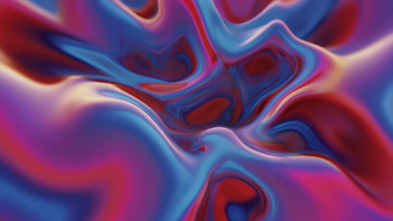 Dynamic Abstract Liquid Surface with Vibrant Shifting Colors