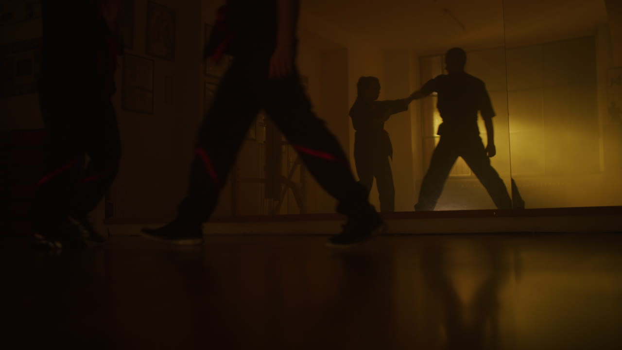 Sessione di allenamento di Kung Fu
