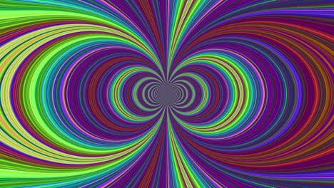 movimiento de toroide arco iris