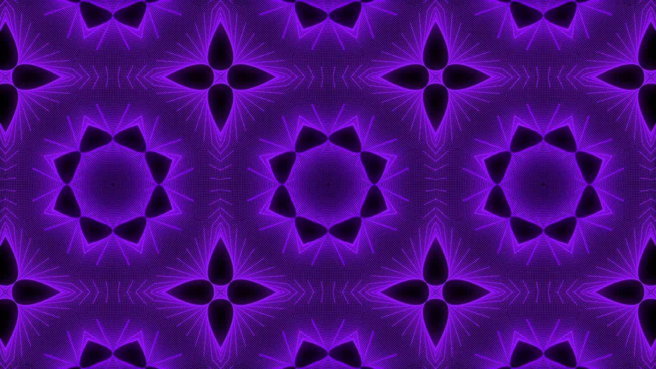Grafica animata con motivo gotico di colore viola