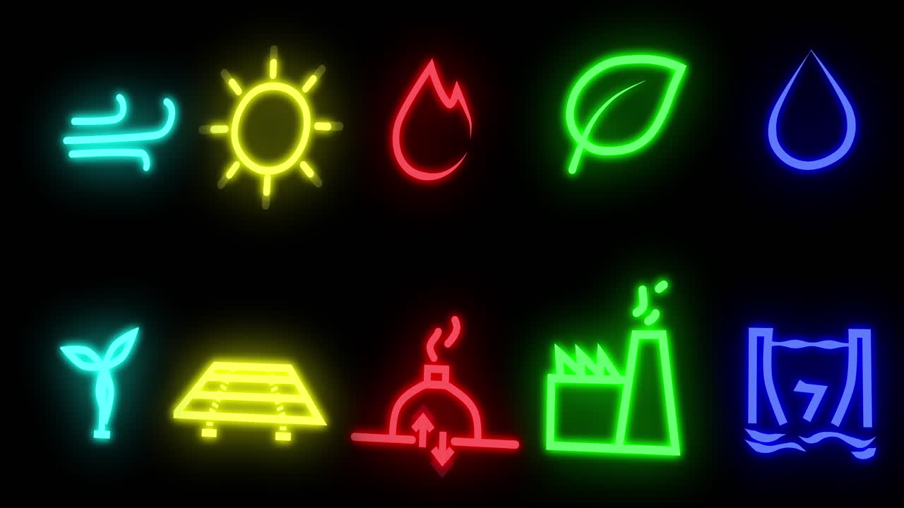 신재생 에너지원 아이콘