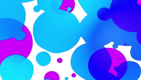 Animation of bubbles rising to the surface. Motion graphics.