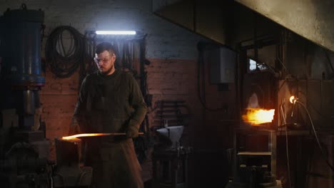 blacksmith at work