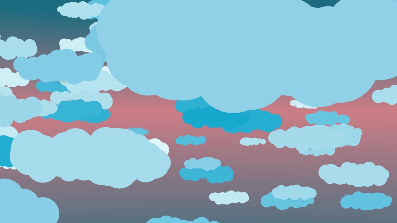 мультфильмные облака.