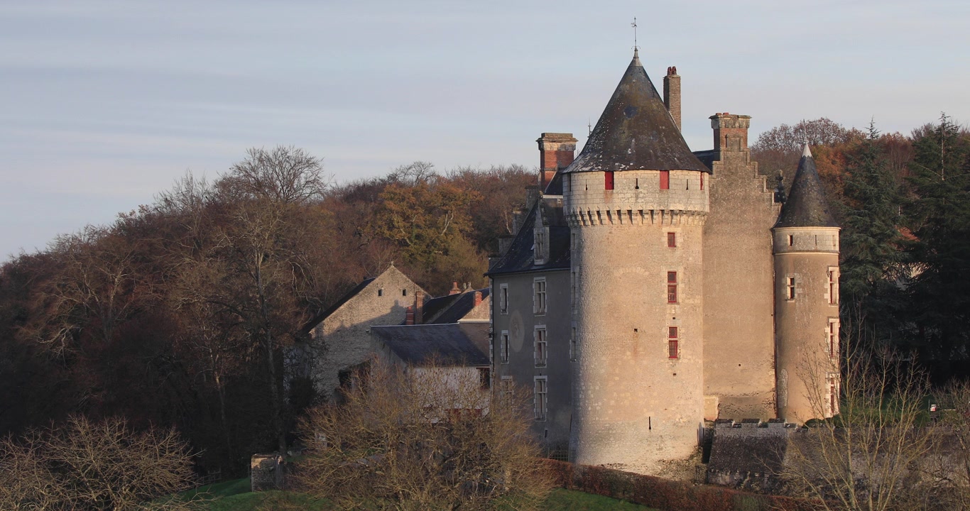 Het Château de Montpoupon in het kleine dorpje Céré-la-Ronde, in de Loirevallei, Frankrijk.