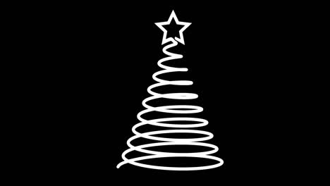 árbol de navidad estilizado