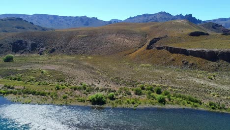 river in northern patagonia surrounded by desert-1