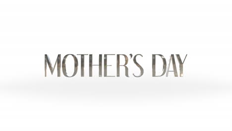 stylish mothers day written in white background