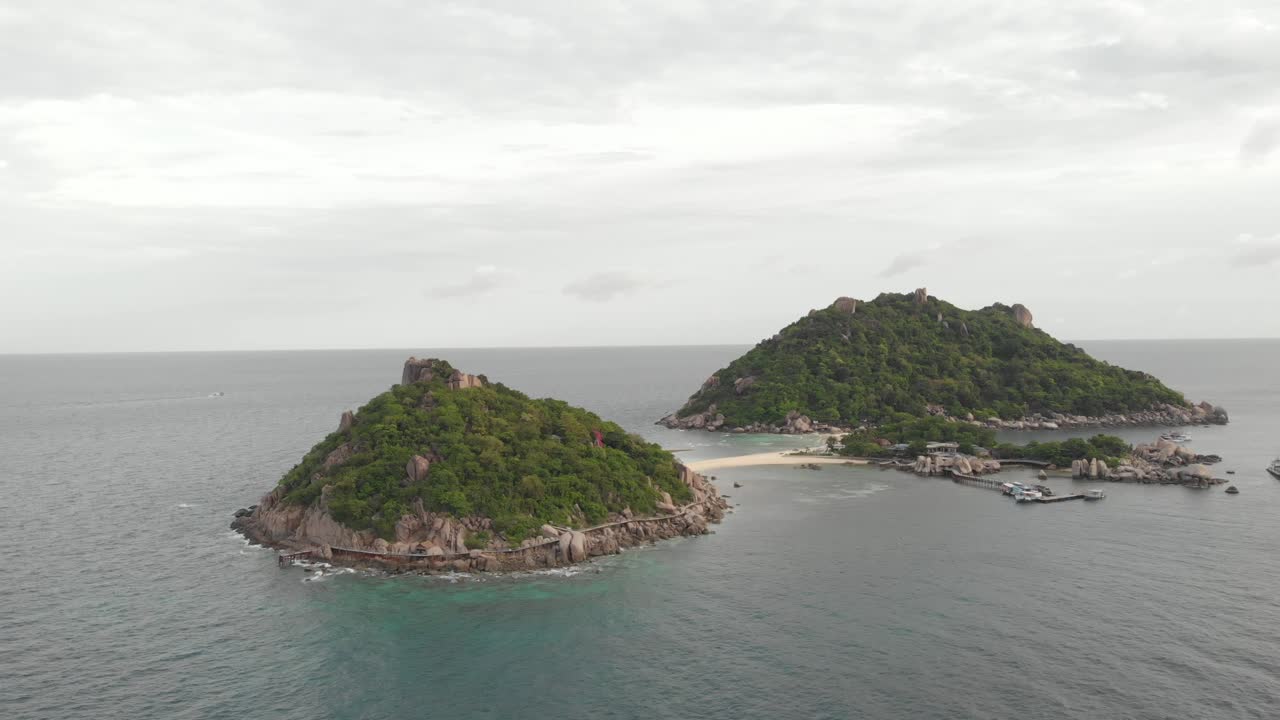vista aérea de la isla de koh nang yuan, koh tao, tailandia-1