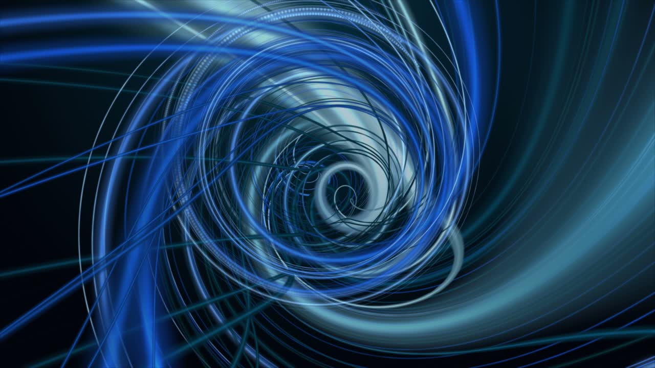 animación futurista con objeto de onda de rayas en cámara lenta, 4096x2304 bucle 4k