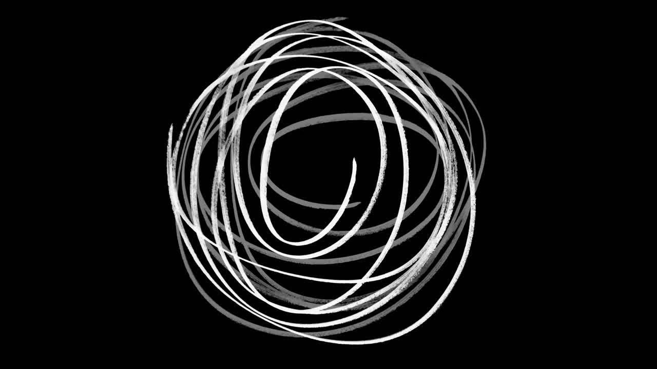 Abstract Oval Shape Design