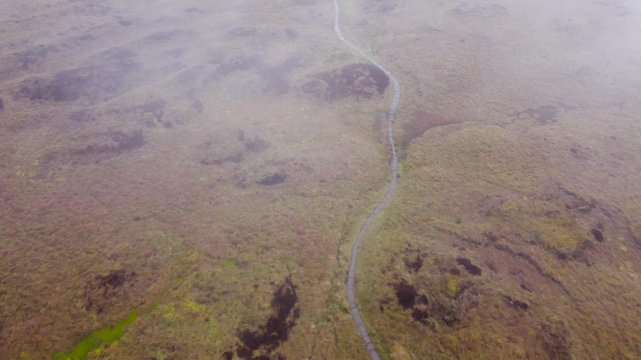 Vista aerea del sentiero di Black Hill nel Peak District, Inghilterra.