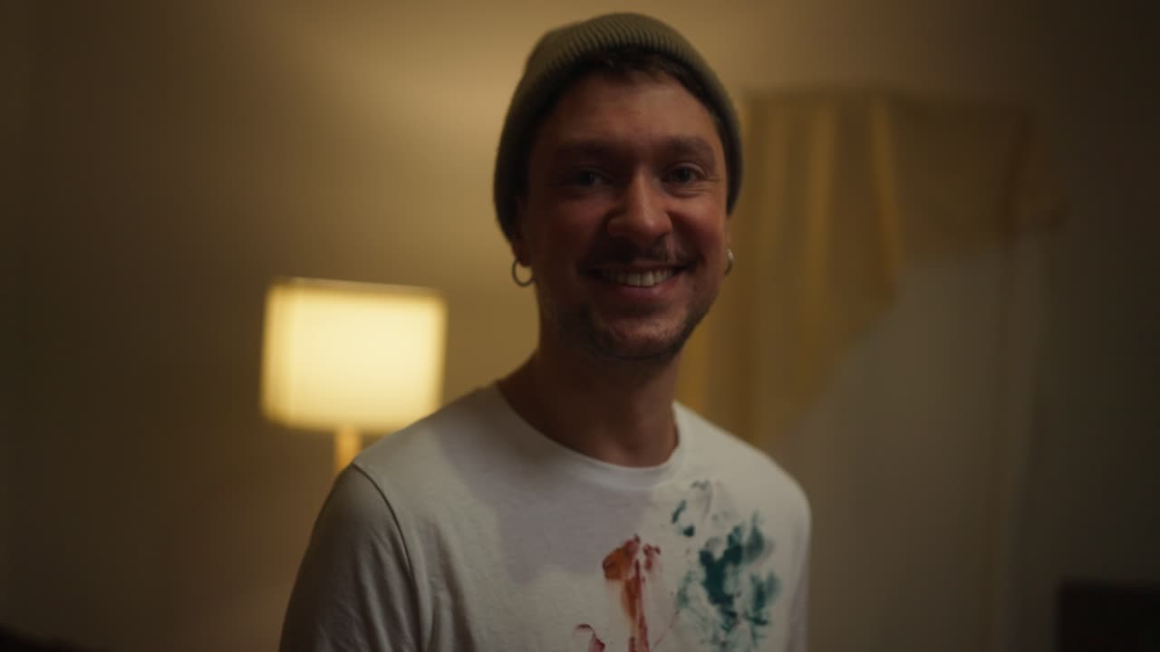 Retrato de un hombre sonriente