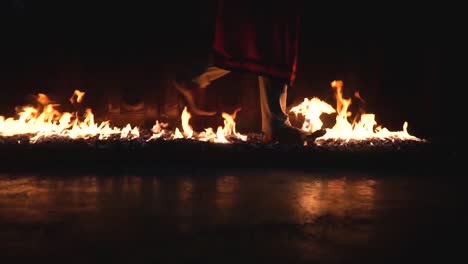 traditional fire walking