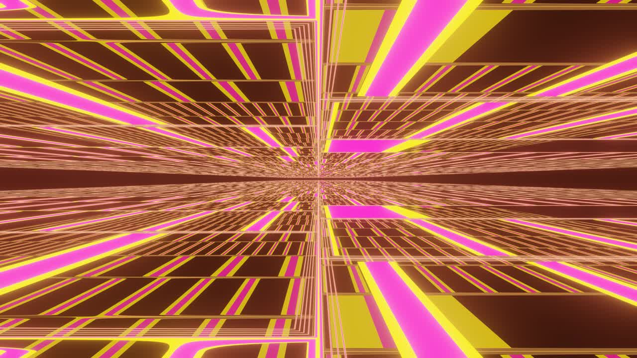 4k 영상 애니메이션은 아름다운 분홍색과 노란색 직선 텍스처와 패턴을 통해 원활한 루프 모션 그래픽을 제공합니다.