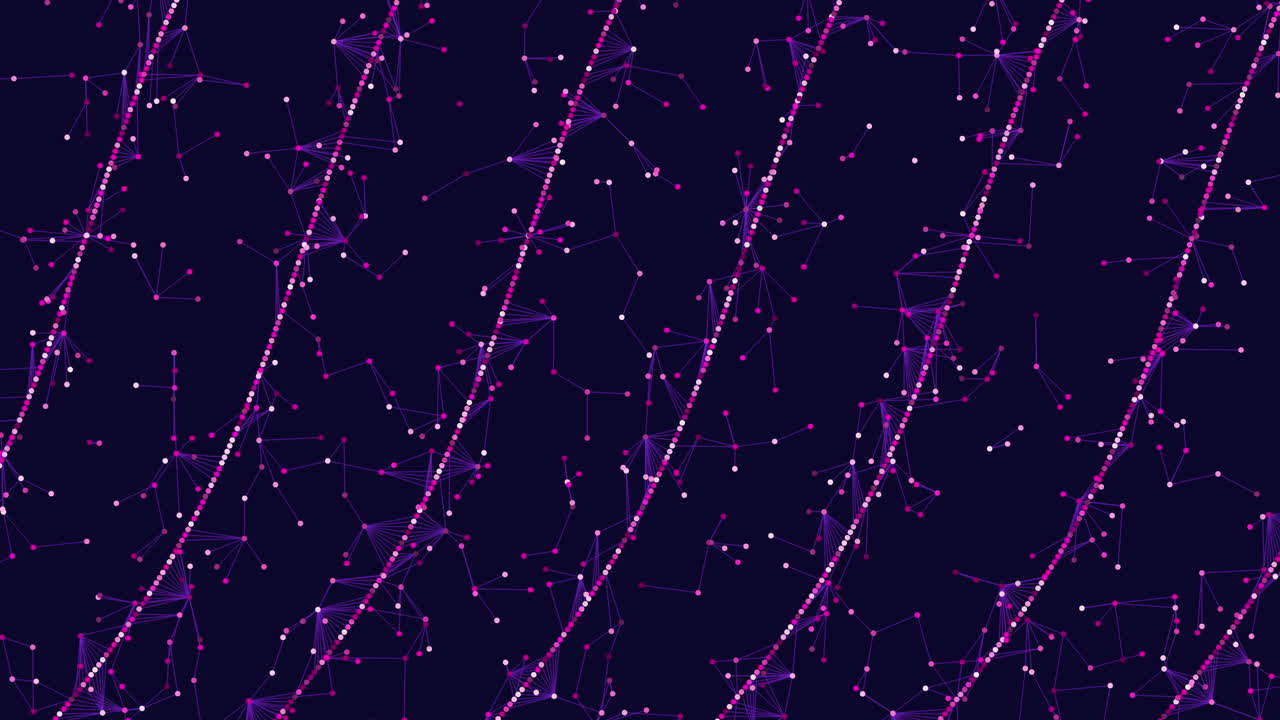 Starry night constellation of stars and planets in blue and green