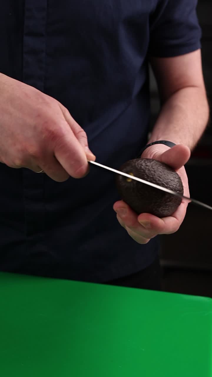 Cutting an Avocado