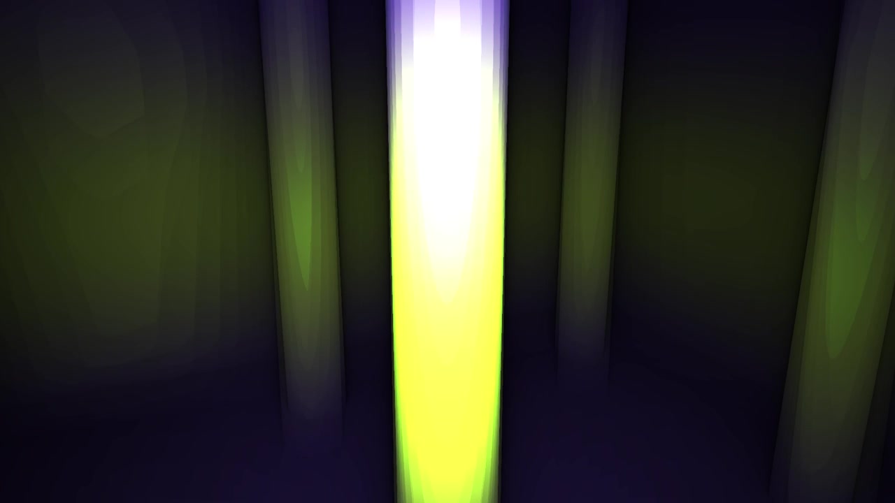 Pilares de luz dinámicos brillando en un espacio digital abstracto