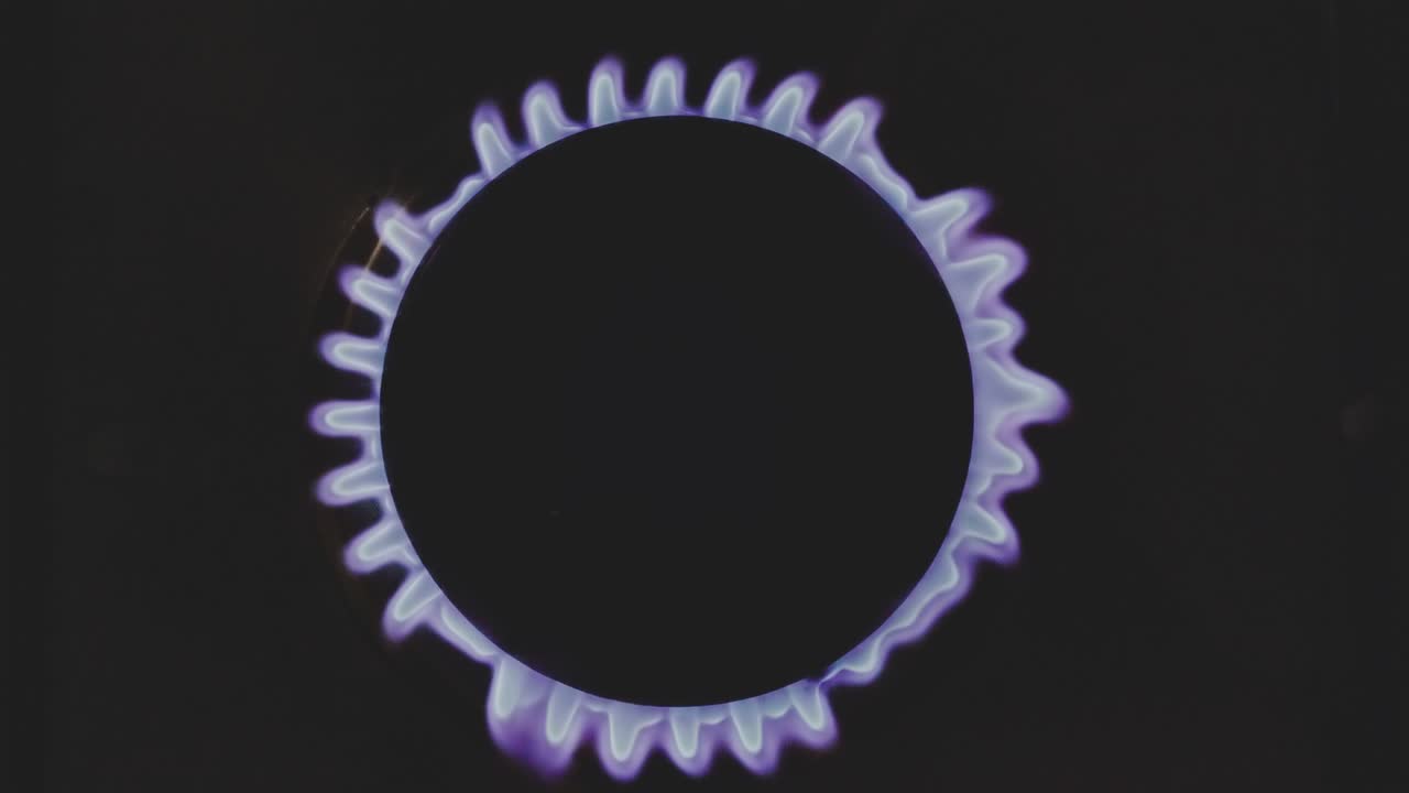 가스 스토브의 위쪽 아래쪽