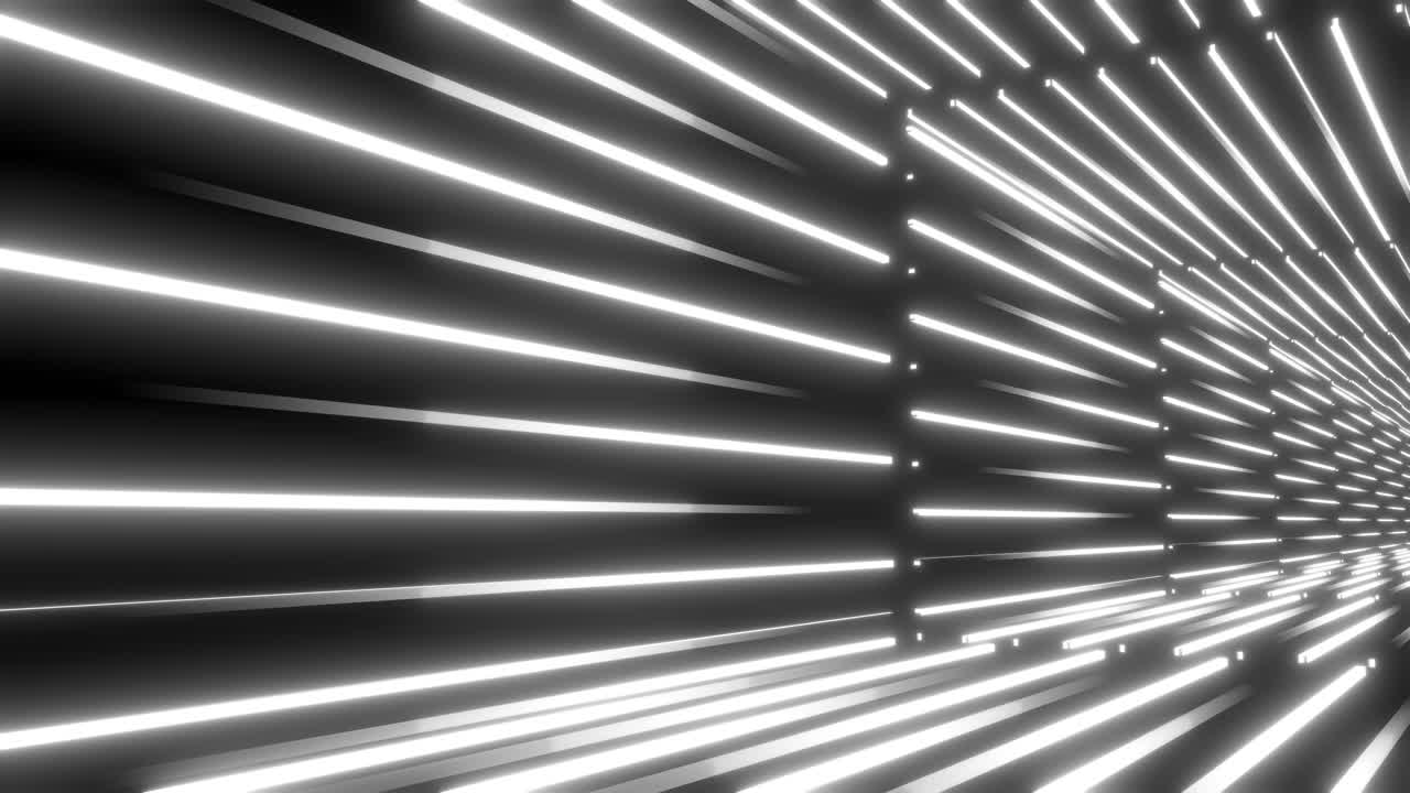 túnel de neón abstracto