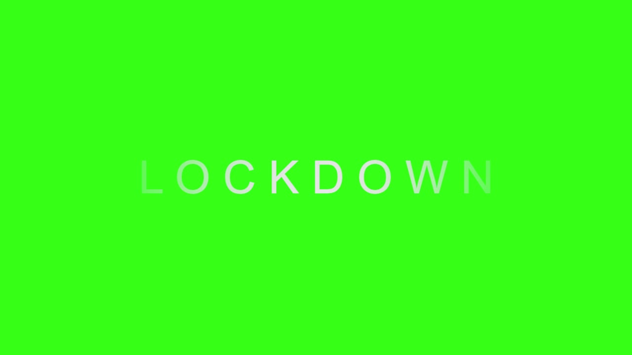 Lockdown written slowly tracking in for any presentation video and documentation video