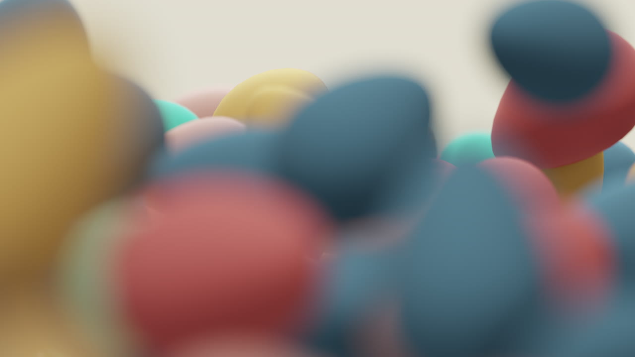 Abstract Pastel Geometric Shapes