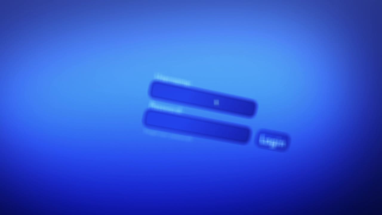 Login Screen with Admin Credentials