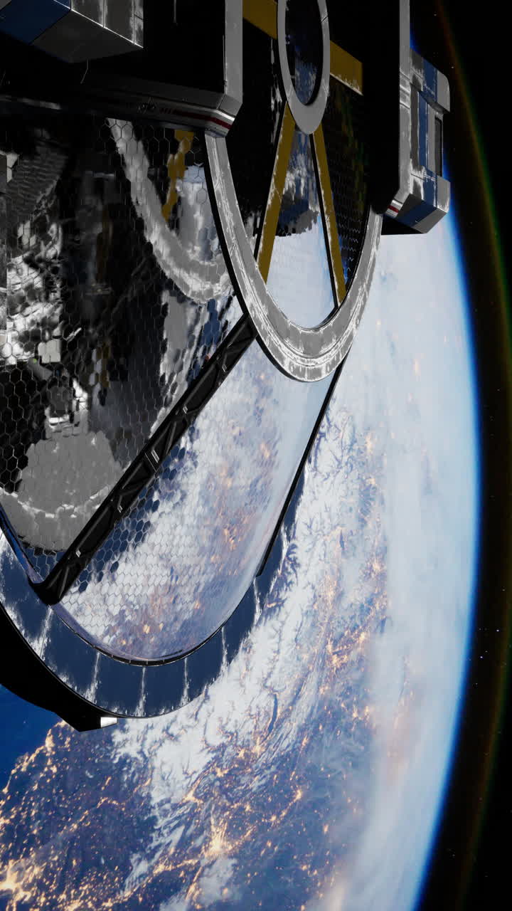 космическая станция на орбите земли