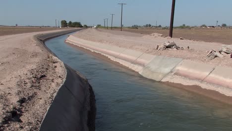 irrigation ditch in california, usa-2