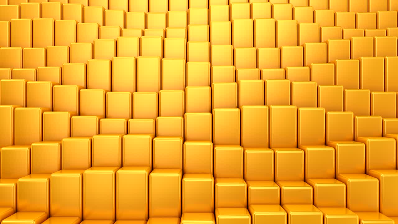 las cajas forman una onda