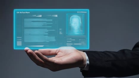 holographic interface in hand
