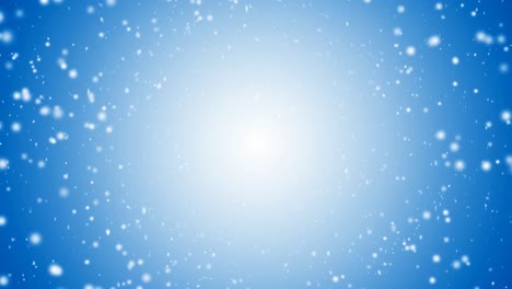 Fallender-Schnee-Mit-Blauem-Hintergrund