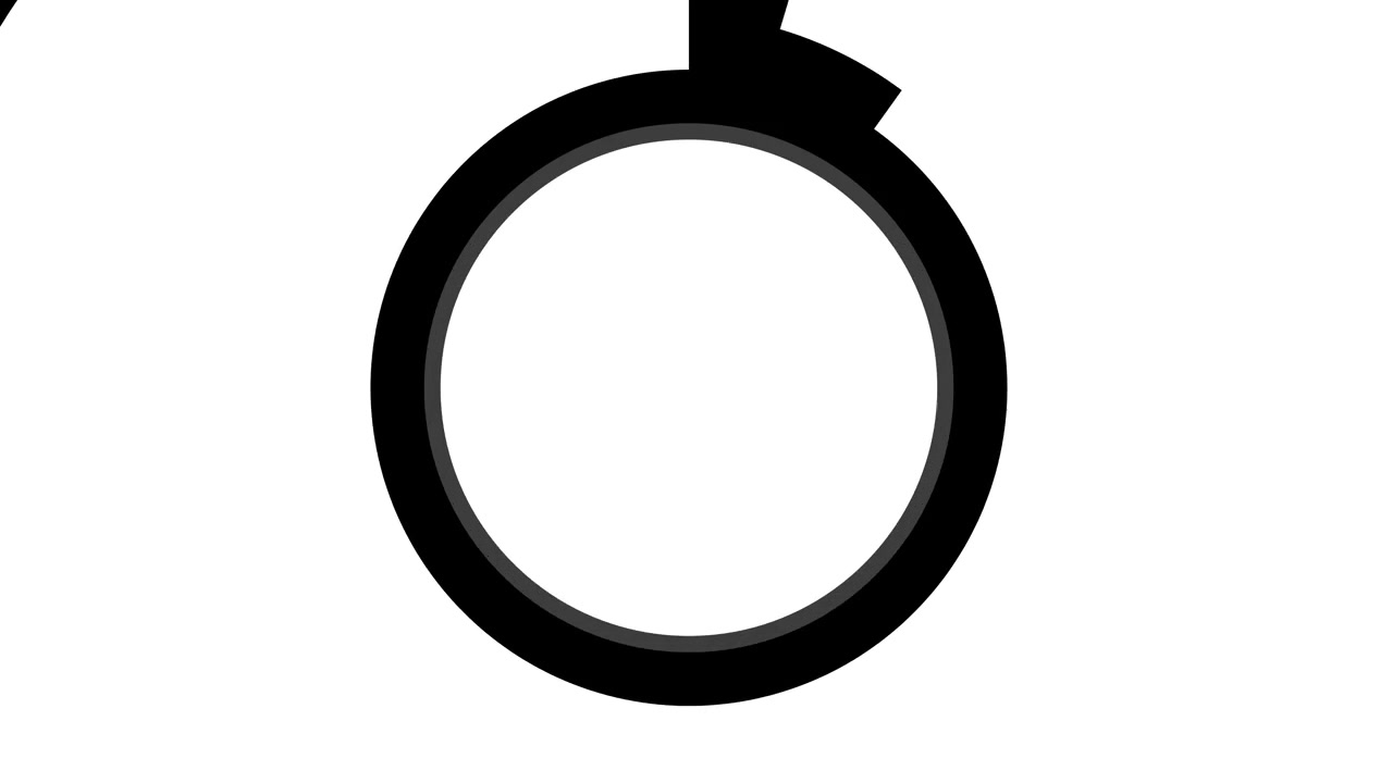 Abstract Motion Graphic of Expanding Concentric Circles Forming a Ring