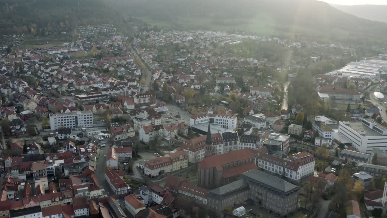 Drone Aerial of the Heilbad Heiligenstadt