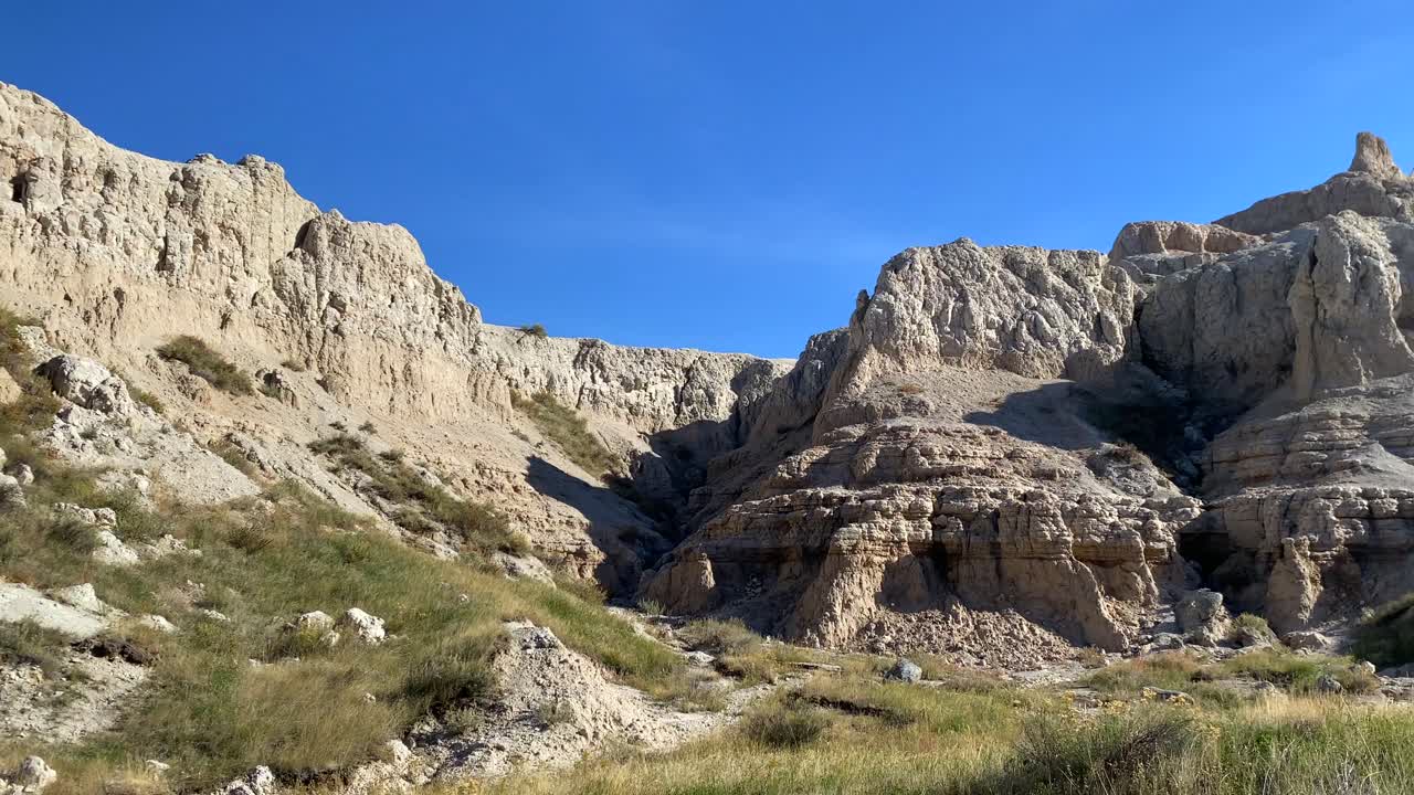 Panoramica al rallentatore del Parco Nazionale Badlands.
