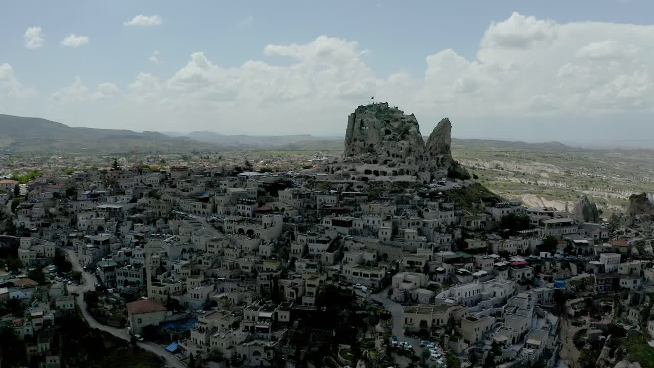 view of goreme village, cappadocia
