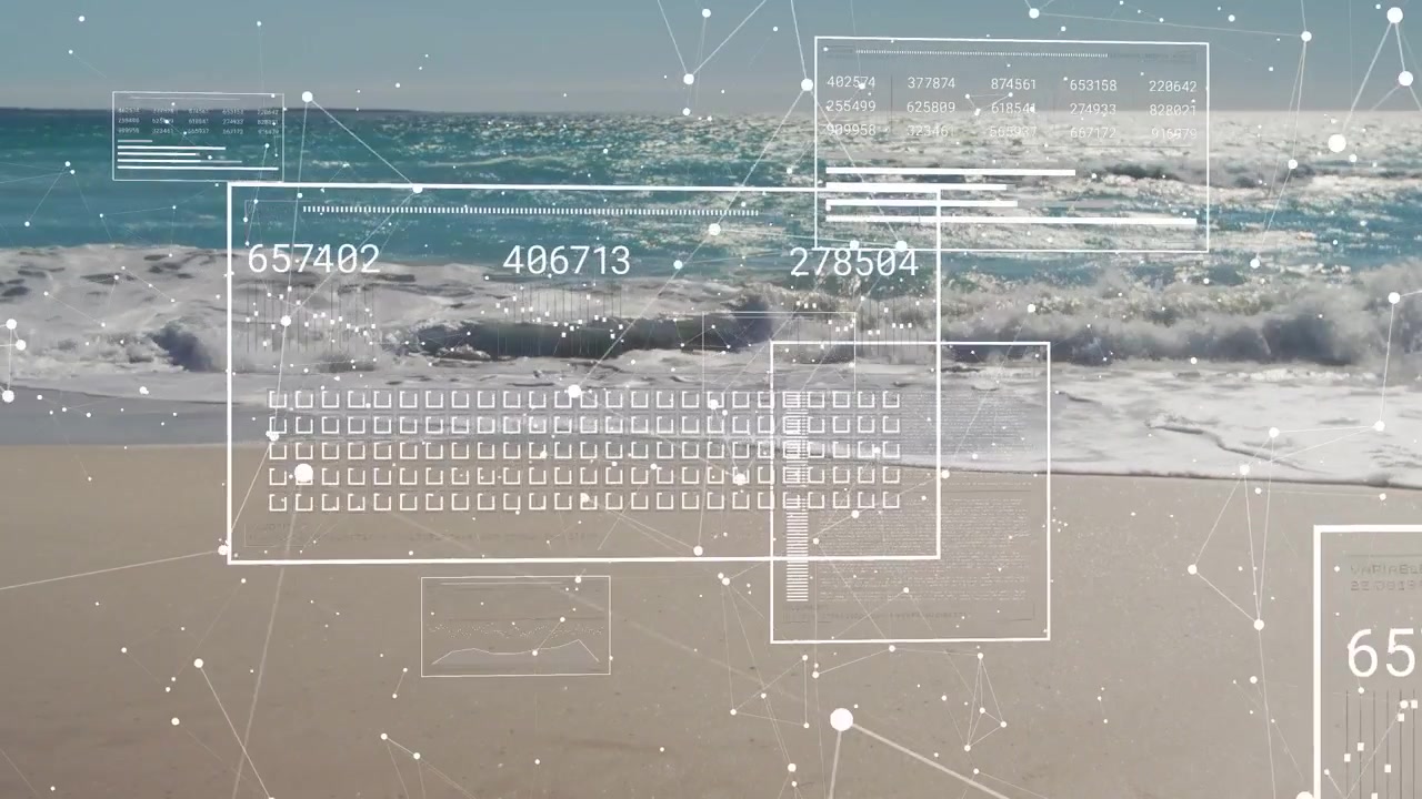 HUD activation causing translucent panels appearing over shoreline, updating numeric metrics live