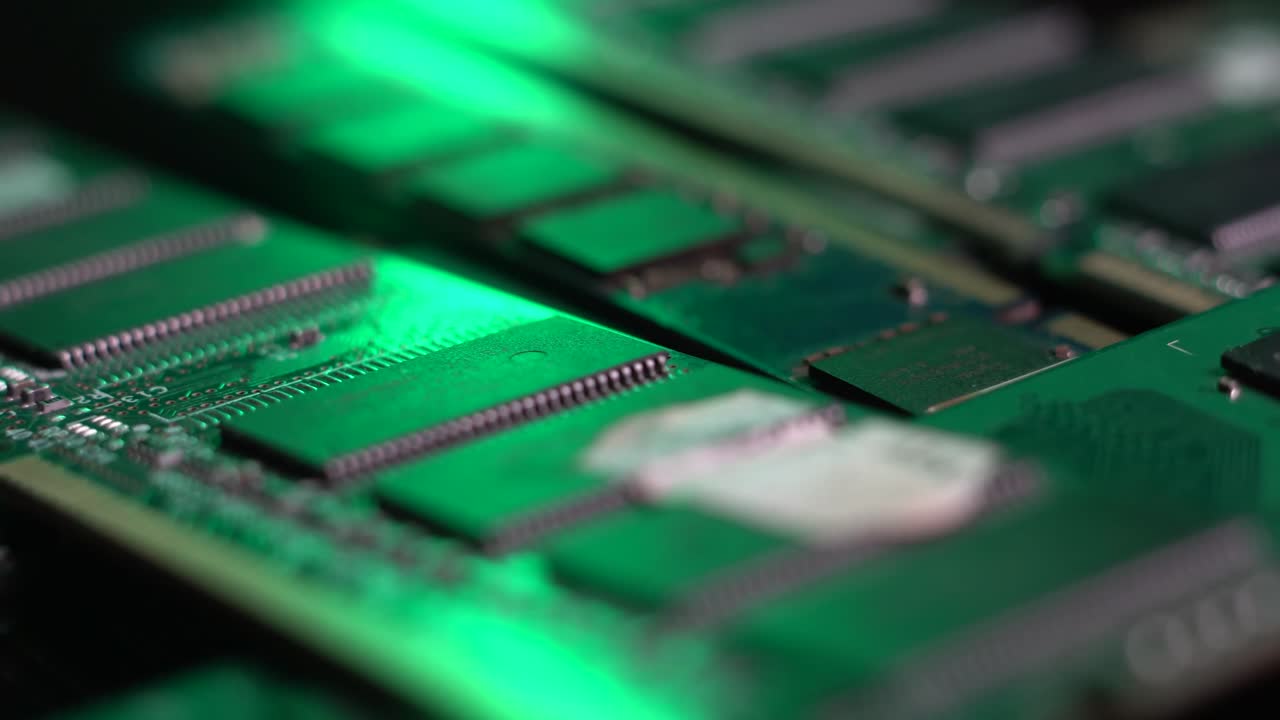 Computer Hardware, RAM Memory Sticks Close Up