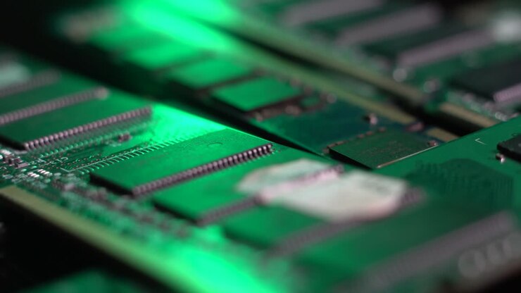 Hardware per computer, memory stick RAM da vicino