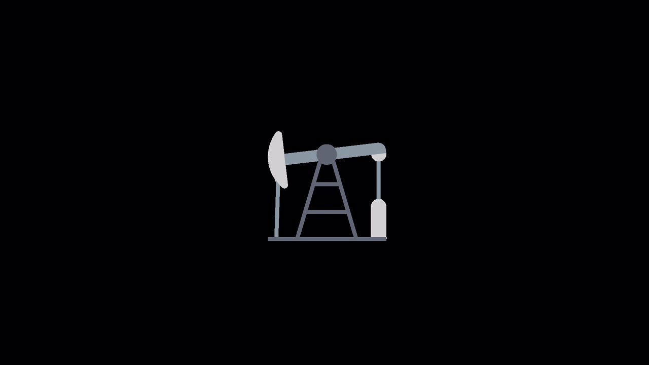 Oil pump Icon Animation