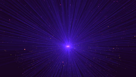 glowing purple and blue light radiates from center of image