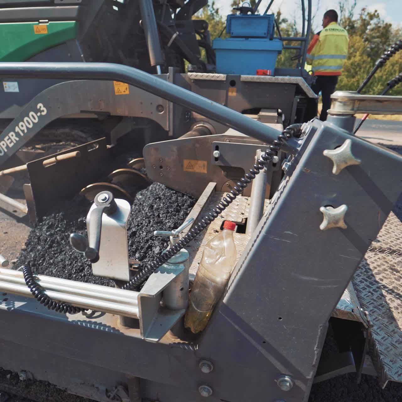 Road repairing works