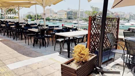 urban seascape: zea marina in athens