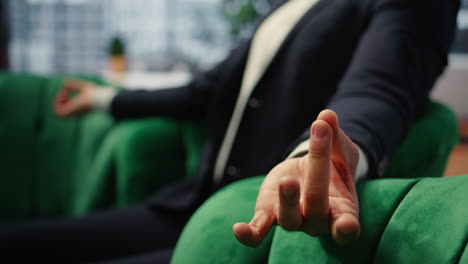 vertical video professional leader embraces self care with sound therapy to maintain balance