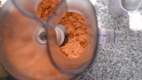 Grinding-Turkish-Lentils-In-Food-Processor-At-The-Kitchen