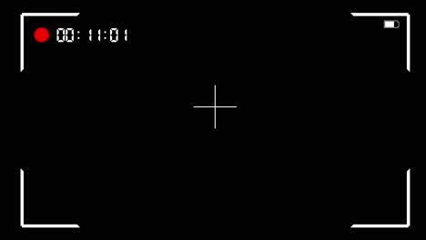 video camera recording screen interface