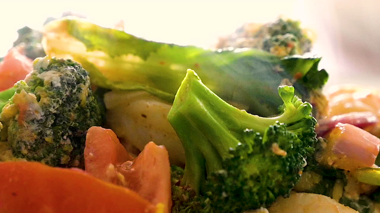 verduras salteadas al vapor caseras