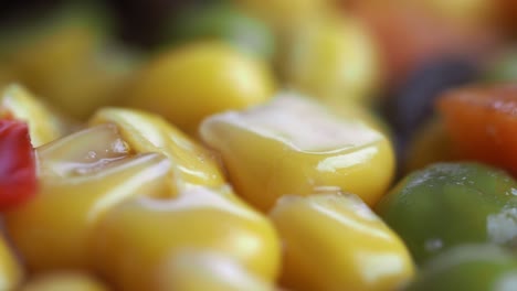 close-up of mixed vegetables