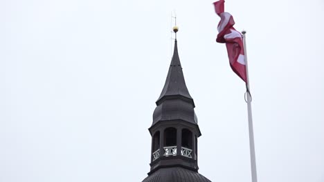 latvian flag on holidays