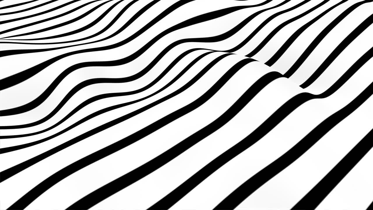 patrón de onda abstracto en blanco y negro